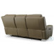 Wicklow Taupe Leather Power Reclining Sofa With Power Headrest And Footrest