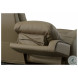 Wicklow Taupe Leather Power Reclining Sofa With Power Headrest And Footrest