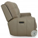 Wicklow Taupe Leather Power Reclining Sofa With Power Headrest And Footrest
