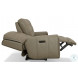 Wicklow Taupe Leather Power Reclining Sofa With Power Headrest And Footrest