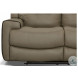 Wicklow Taupe Leather Power Reclining Sofa With Power Headrest And Footrest