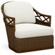Bali Hai Diamond Cove White Upholstered Swivel Chair
