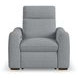 Ava Gray Performance Fabric Triple Power Recliner with USB Charging