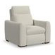 Ava Cream Performance Fabric Triple Power Recliner with USB Charging