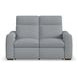 Ava Gray Performance Fabric 64" Triple Power Reclining Loveseat with USB Charging