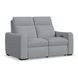 Ava Gray Performance Fabric Triple Power Reclining Living Room Set