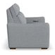 Ava Gray Performance Fabric 64" Triple Power Reclining Loveseat with USB Charging