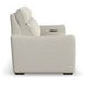 Ava Cream Performance Fabric Triple Power Reclining Living Room Set