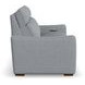 Ava Gray Performance Fabric 87" Triple Power Reclining Sofa with USB Charging
