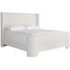 Ellisford Copenhagen White King Upholstered Panel Bed