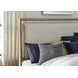 Arlington Nutmeg and Beige Queen Upholstered Panel Bed