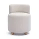 Hakuna Cream Performance Fabric Upholstered Desk Chair