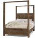 Cool Rustic Mink King Poster Bed