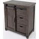 Madison County Barnwood Brown Accent Cabinet