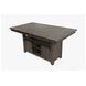 Madison County Barnwood Brown Adjustable Height Extendable Rectangular Storage Dining Table