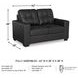Barlin Mills Carbon Loveseat