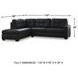 Barlin Mills Carbon 2 Piece Sectional with LAF Chaise