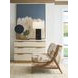 La Costa White and Brown Upholstered Tasman Accent Chair