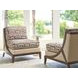 Sunset Key Tasman Beige and Tan Upholstered Accent Chair