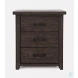 Madison County Barnwood Brown Drawer Nightstand