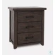 Madison County Barnwood Brown Drawer Nightstand