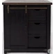 Madison County Vintage Black Accent Cabinet