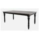 Madison County Vintage Black 18" Extendable Dining Table