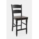 Madison County Brown and Vintage Black 7 Piece Counter Height Dining Set with Storage