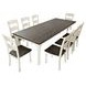 Madison County Brown and Vintage White 9 Piece Dining Set