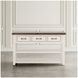 Madison County Vintage White Harris Sofa Table