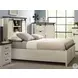 Madison County Vintage White King Bookcase Bed