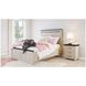 Madison County Vintage White Queen Platform Bed