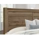 Cool Rustic Stone Gray Queen Plank Panel Bed
