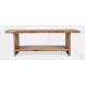 Global Archive Natural Live Edge Storage Bench