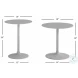 Global Archive White And Brown Nesting Tables