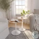Global Archive White And Brown Nesting Tables