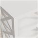 Global Archives White X Side Accent Table