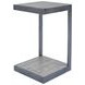 Global Archive Antique Grey C Shape Accent Table
