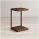 Global Archive Burnished Copper C Shape Accent Table