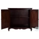 Leyden Dark Brown European Accent Cabinet