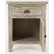 Artisans Craft Washed Grey Accent Table