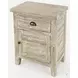 Artisans Craft Washed Grey Accent Table