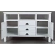 Artisans Craft Distressed Weathered White 50" TV Stand