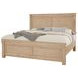 Cool Rustic Clear Maple Queen Mansion Bed