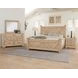 Cool Rustic Clear Maple 3 Drawer Nightstand
