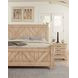 Cool Rustic Clear Maple 3 Drawer Nightstand