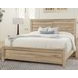 Cool Rustic Clear Maple Plank Panel Bedroom Set