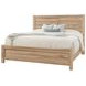 Cool Rustic Clear Maple Plank Panel Bedroom Set