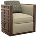 Semerang Beige Upholstered Swivel Chair