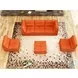 Lego Pumpkin Leather 6 Piece Living Room Set